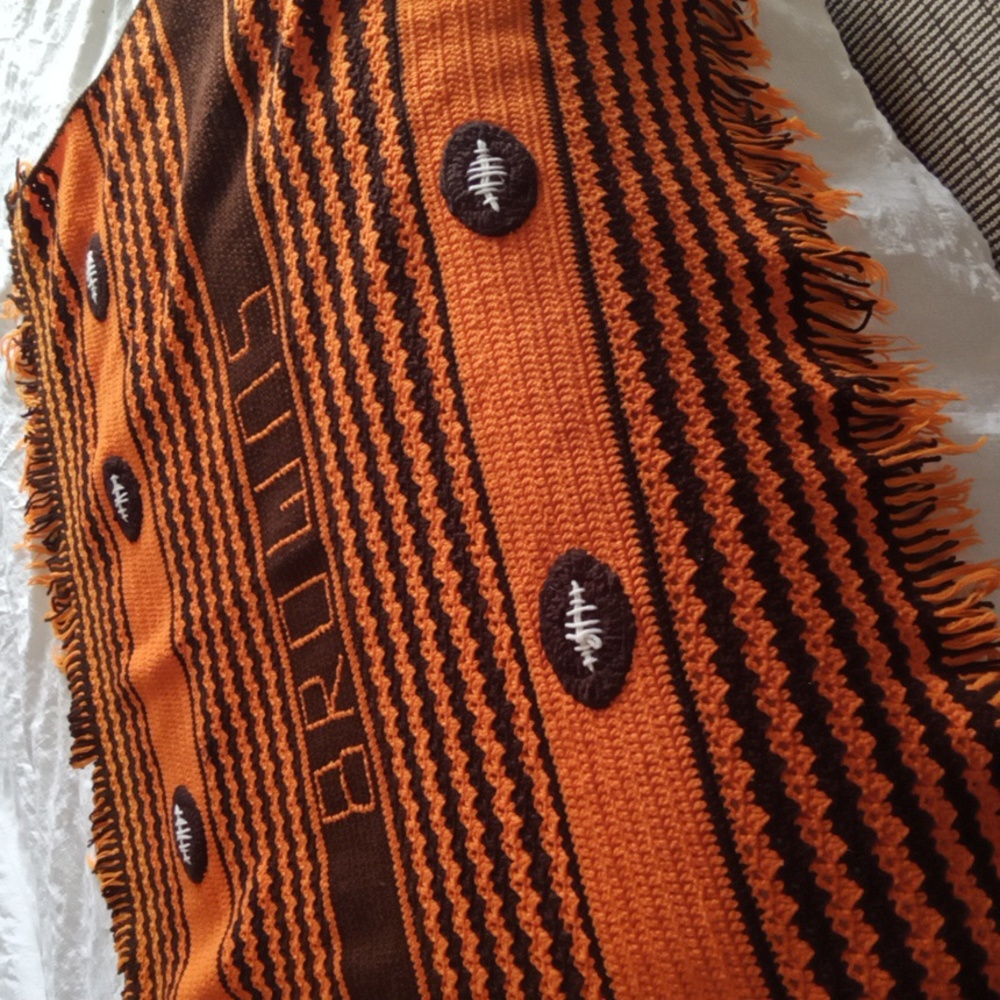 51 X 45 Cleveland Browns Handmade Afghan